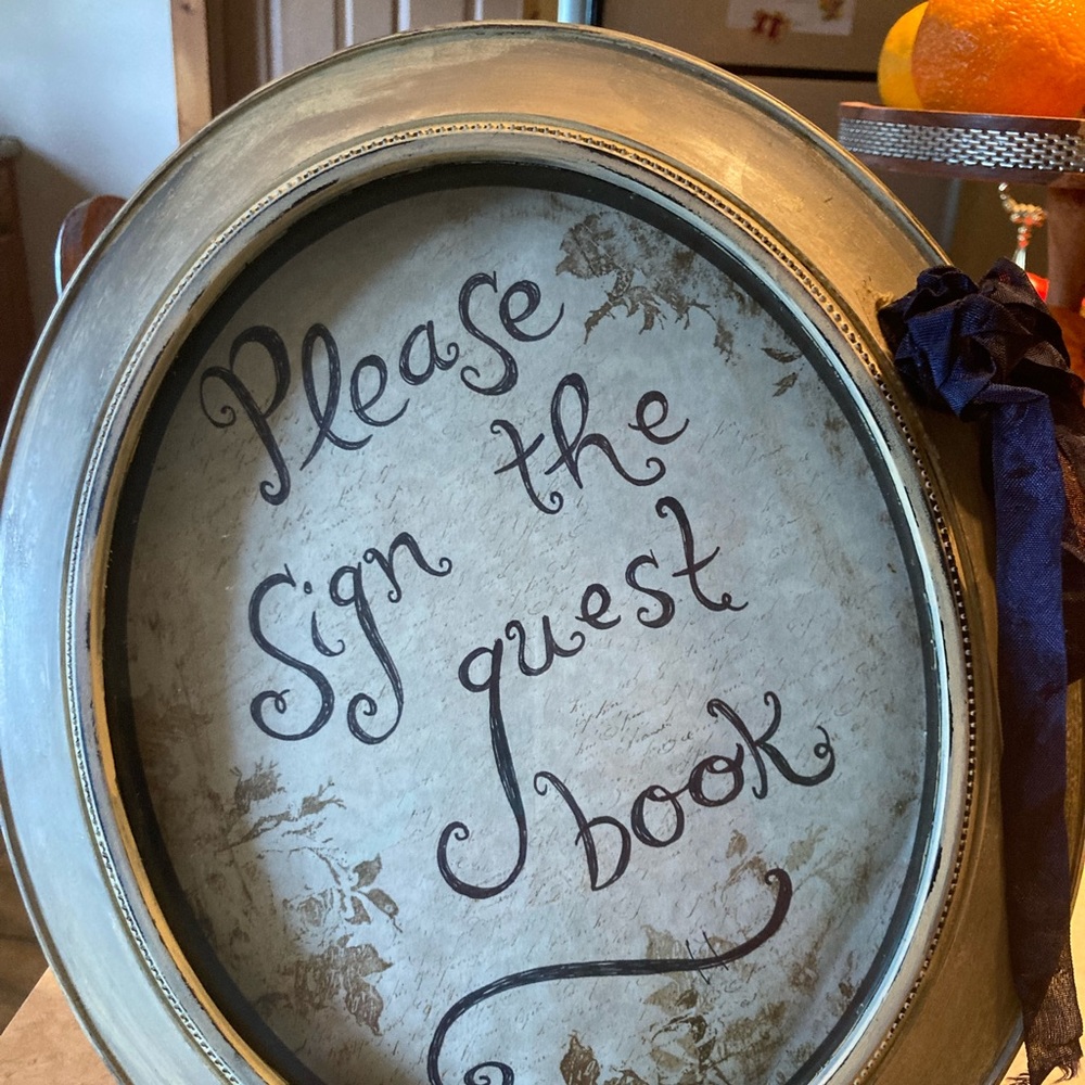 Please Sign The Guest Book Sign